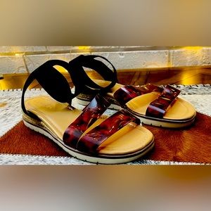 Limelight Shoes | Limelight Lynsey Sandal Blacktortoise Size 7
